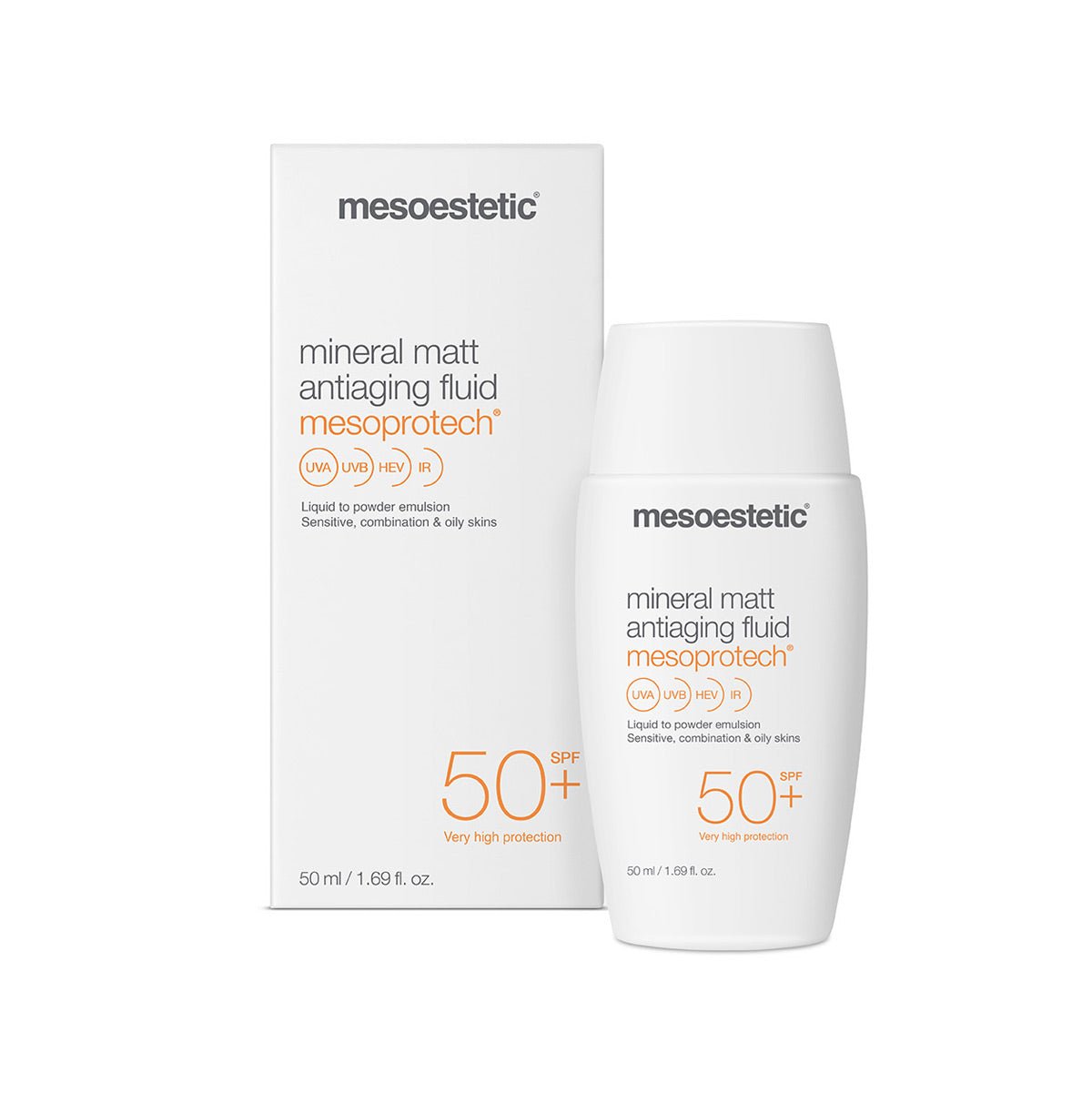 Mesoprotech mineral matt antiaging fluid 50+ - Beauty Zohal